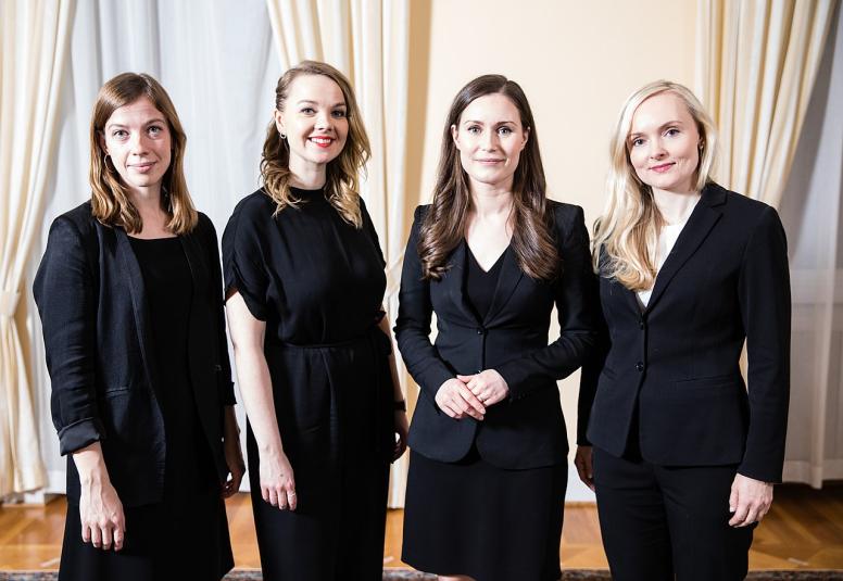 Finnish Prime Minister Sanna Marin and some her Government Ministers ©Laura Kotila/Valtioneuvoston kanslia